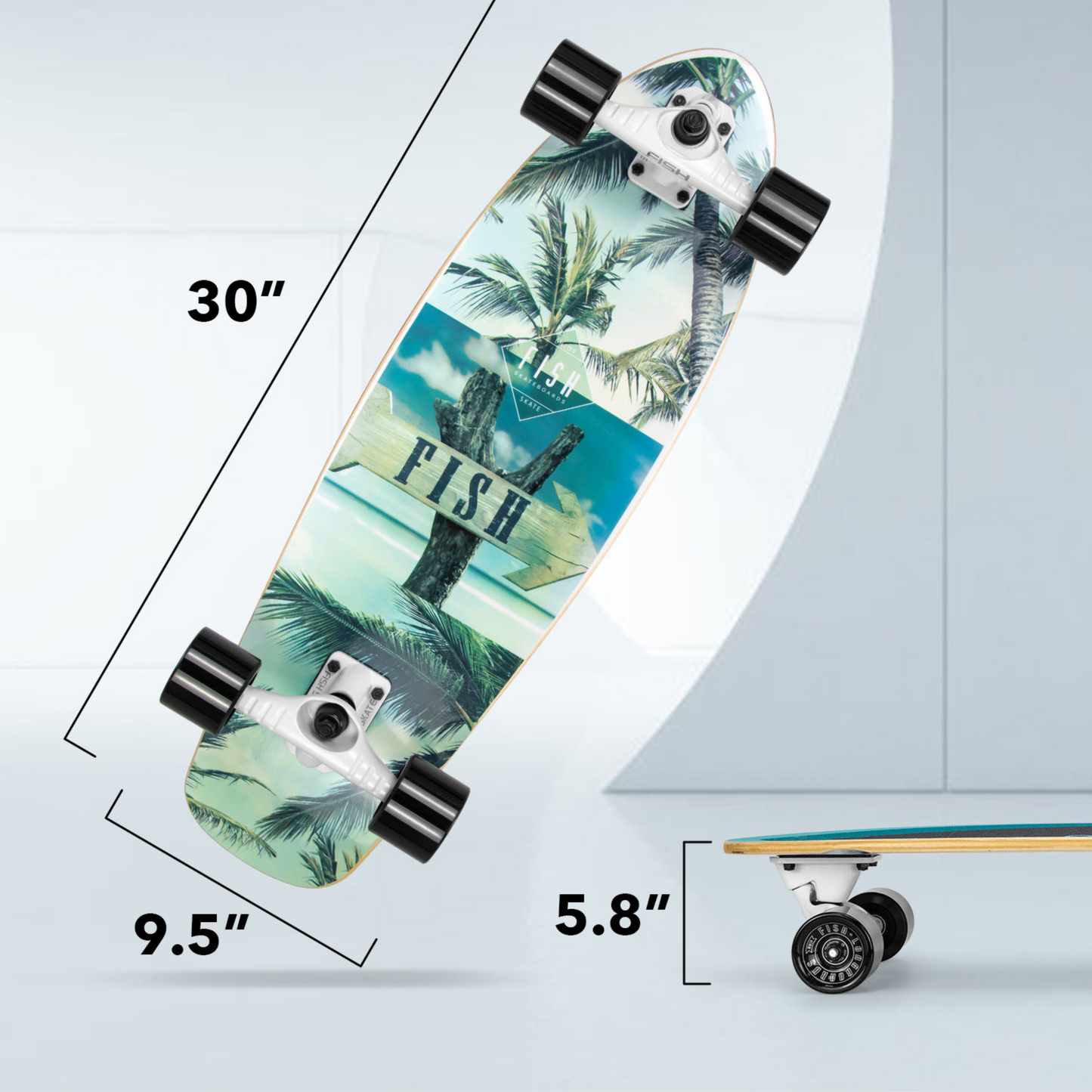 Maple Land Surf Skateboard