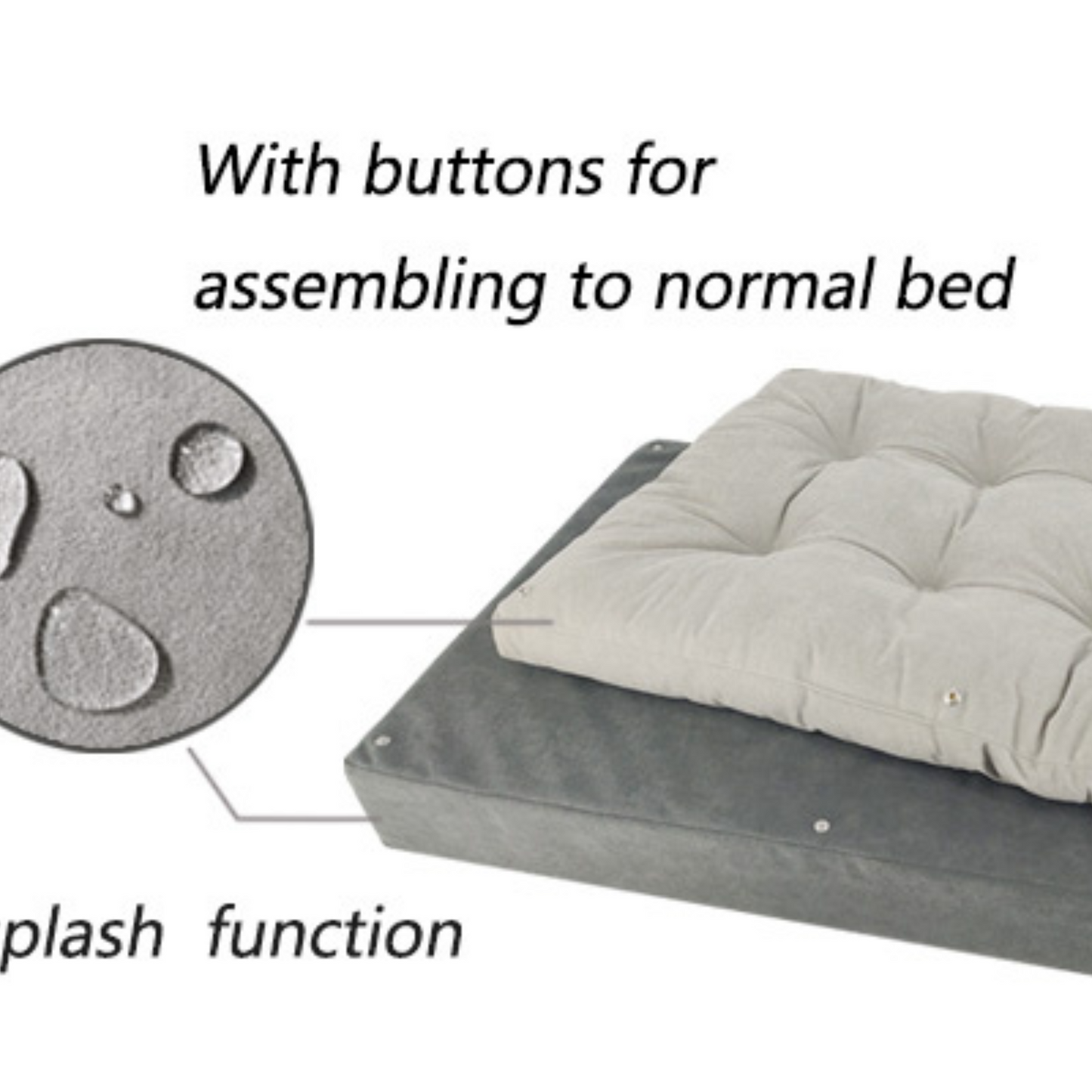 Large Memory Foam Pet Bed