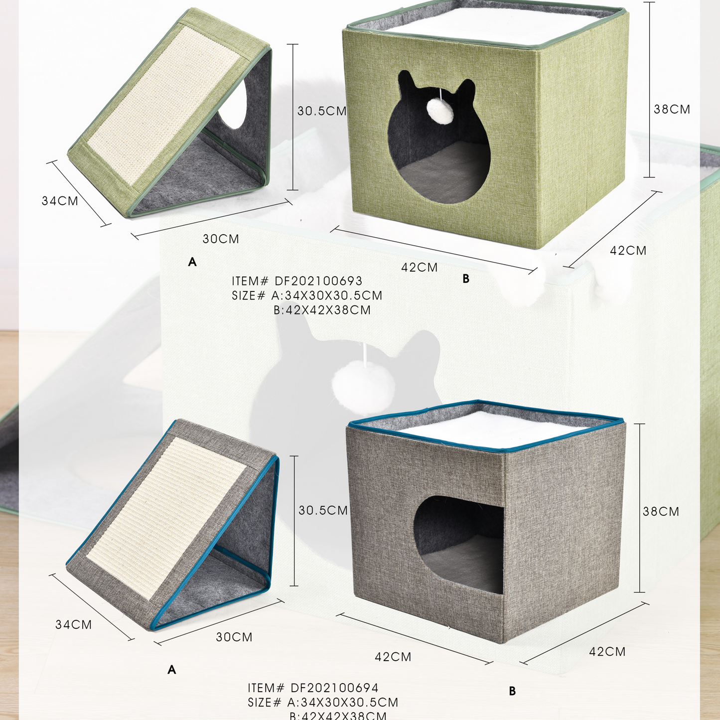 Collapsible Cat Caves