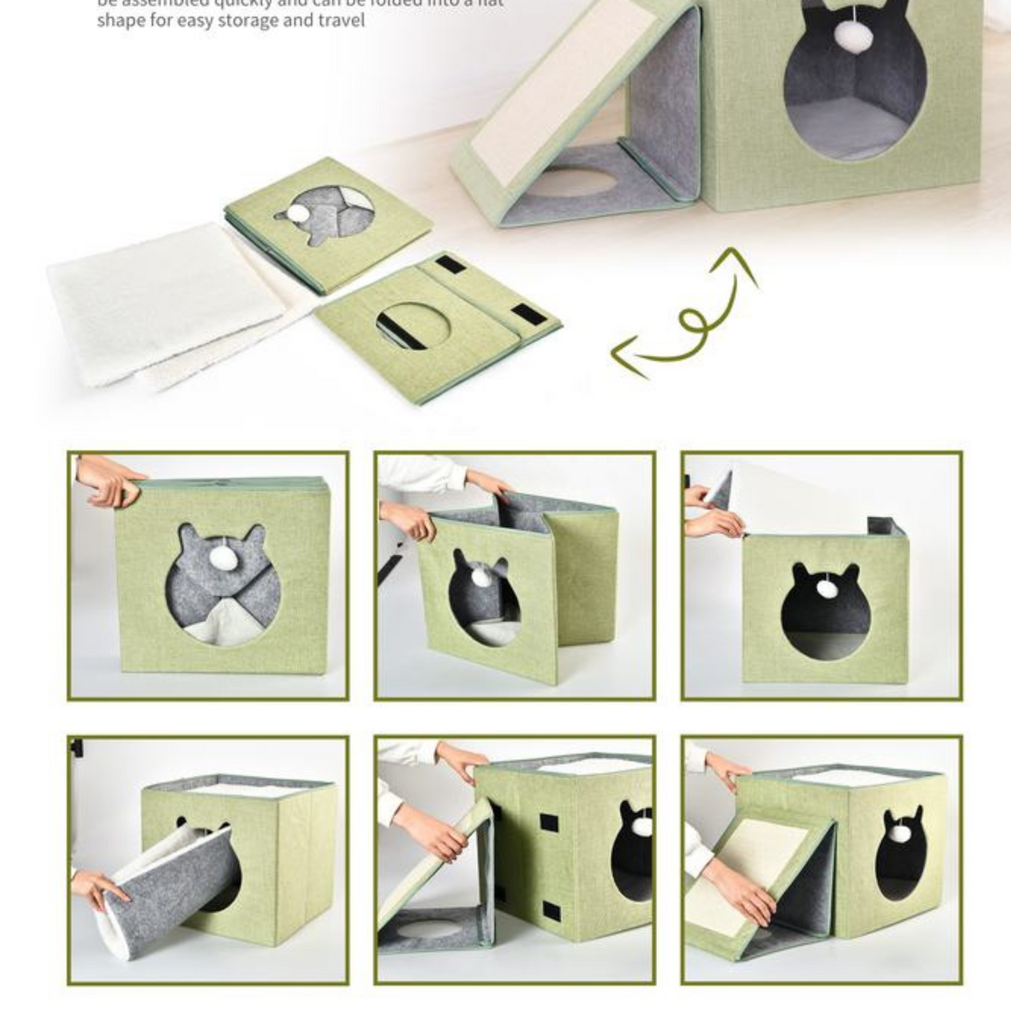Collapsible Cat Caves