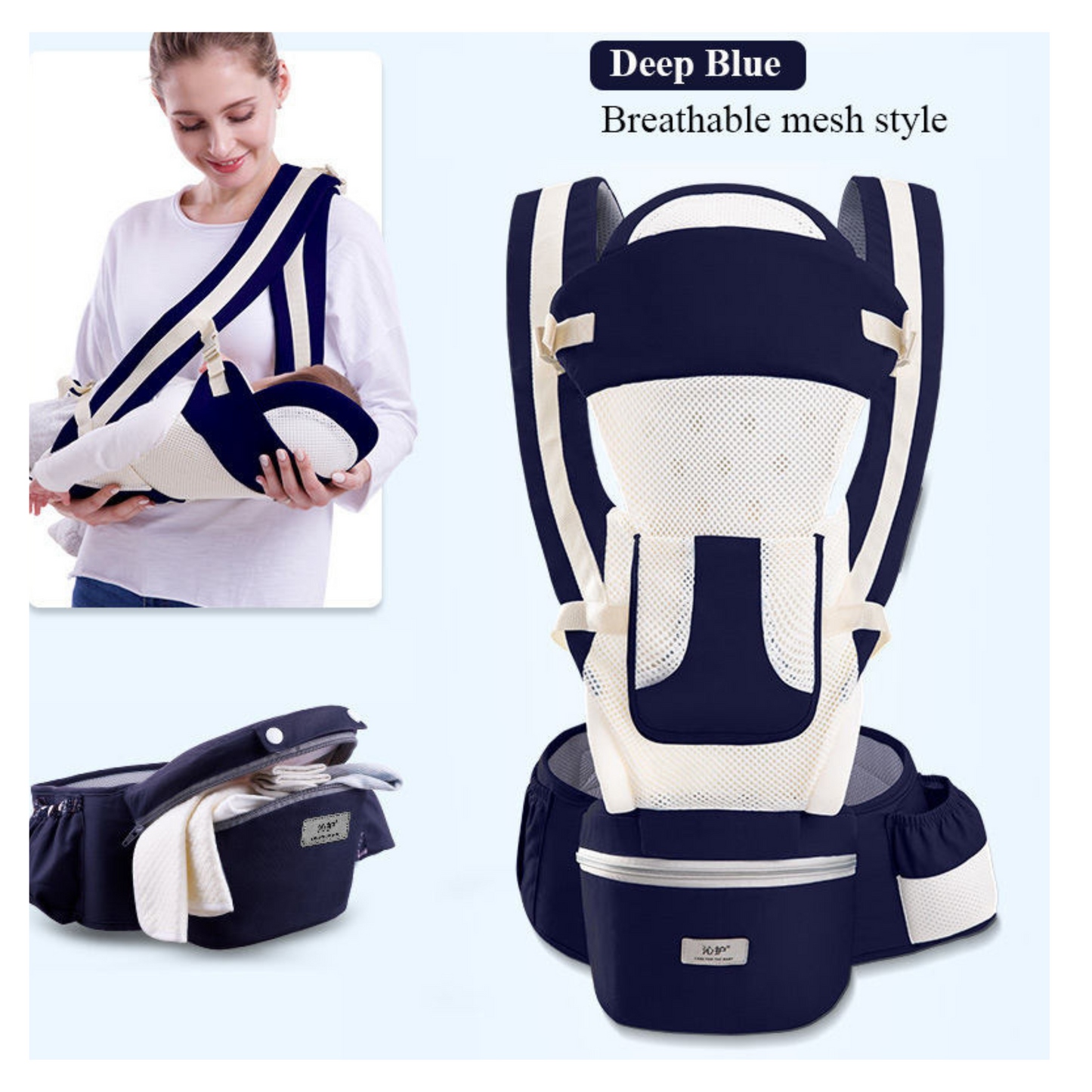 Adjustable Newborn Sling Carrier Wrap Bag