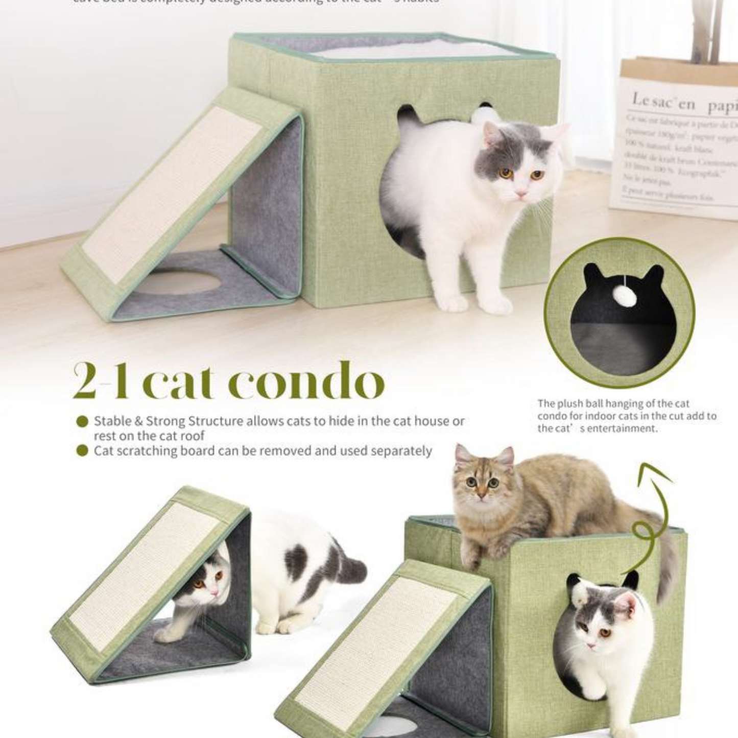Collapsible Cat Caves