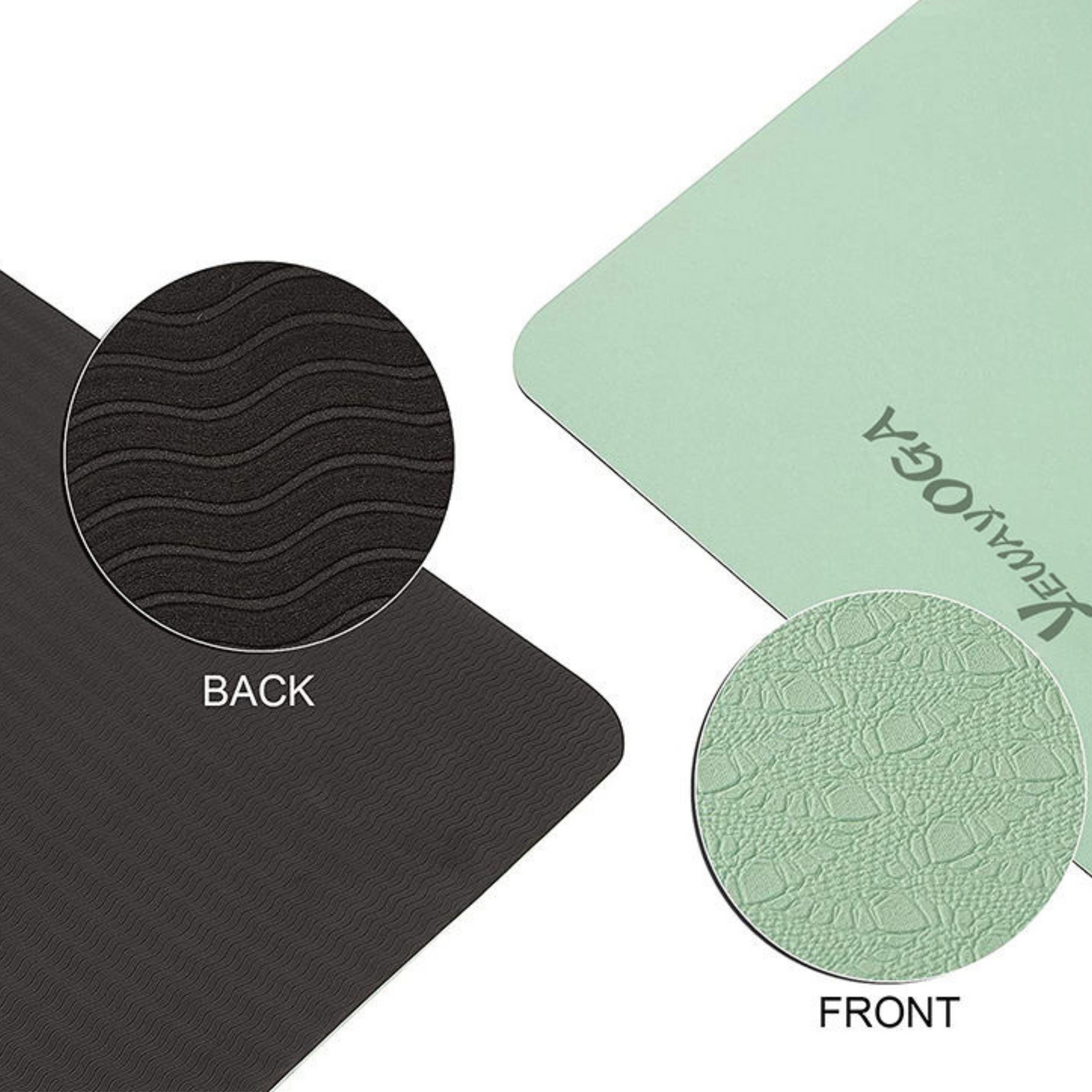 Yoga Mat and Towel Bundle