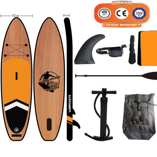 Inflatable Paddle Board with Fins