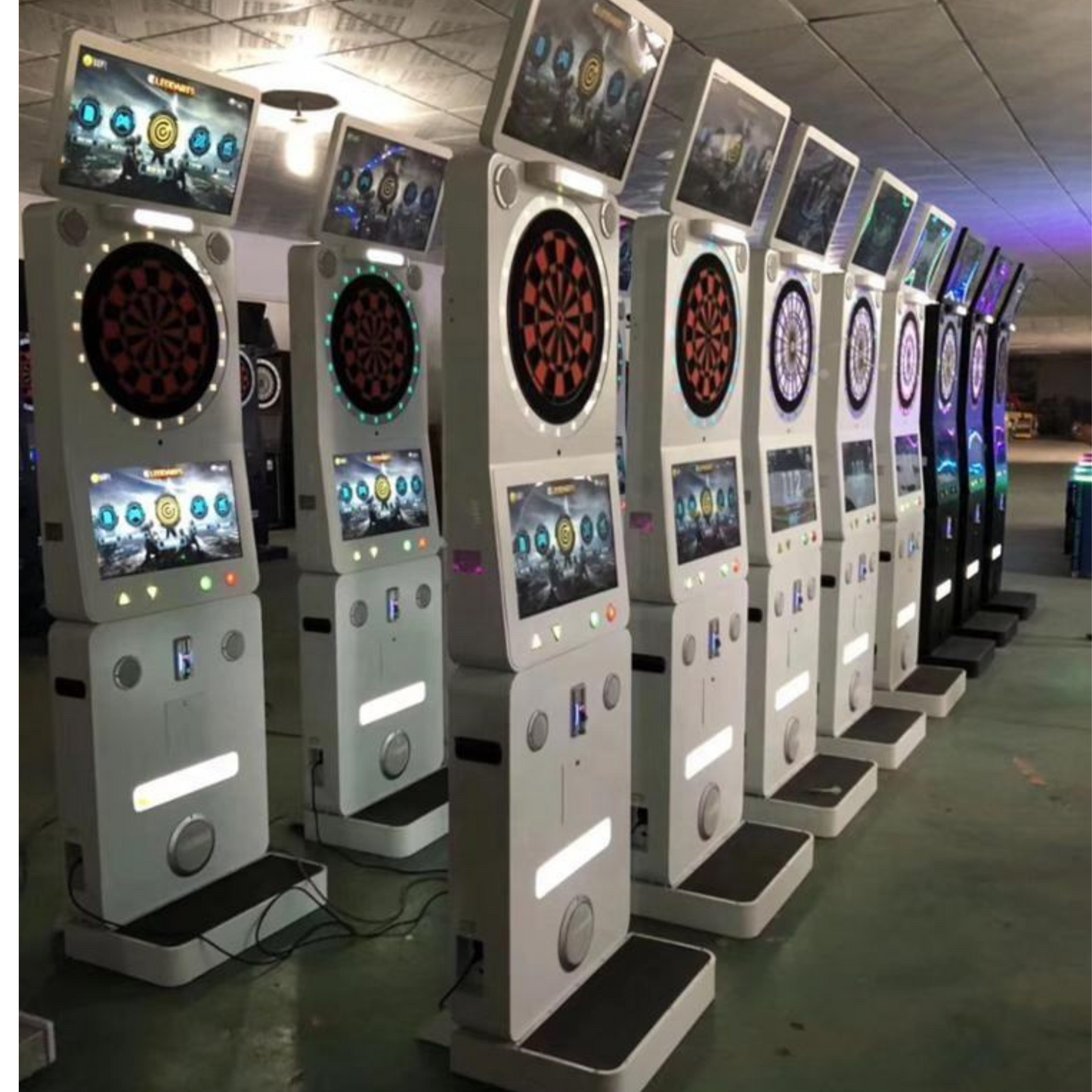 Coin Operated Deluxe Electronic Darts Machine