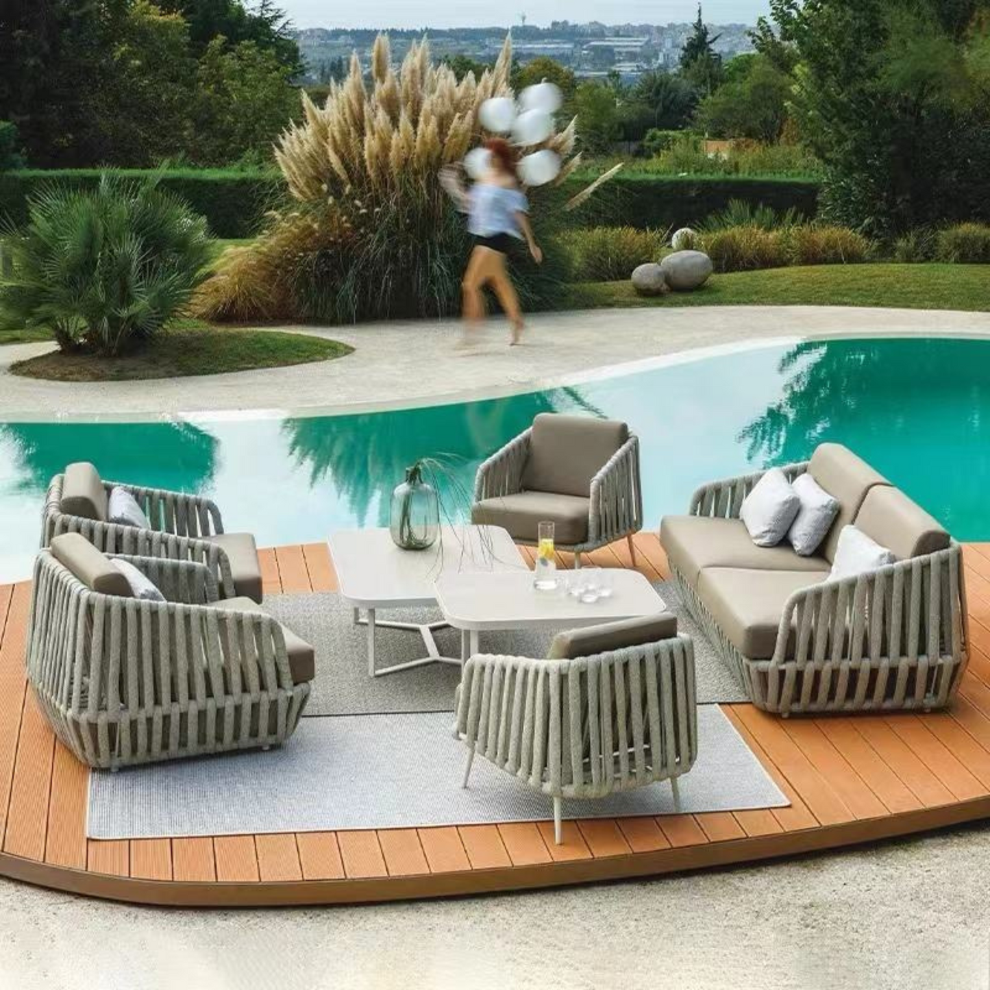 Luxury Aluminum Rattan Outdoor Furniture