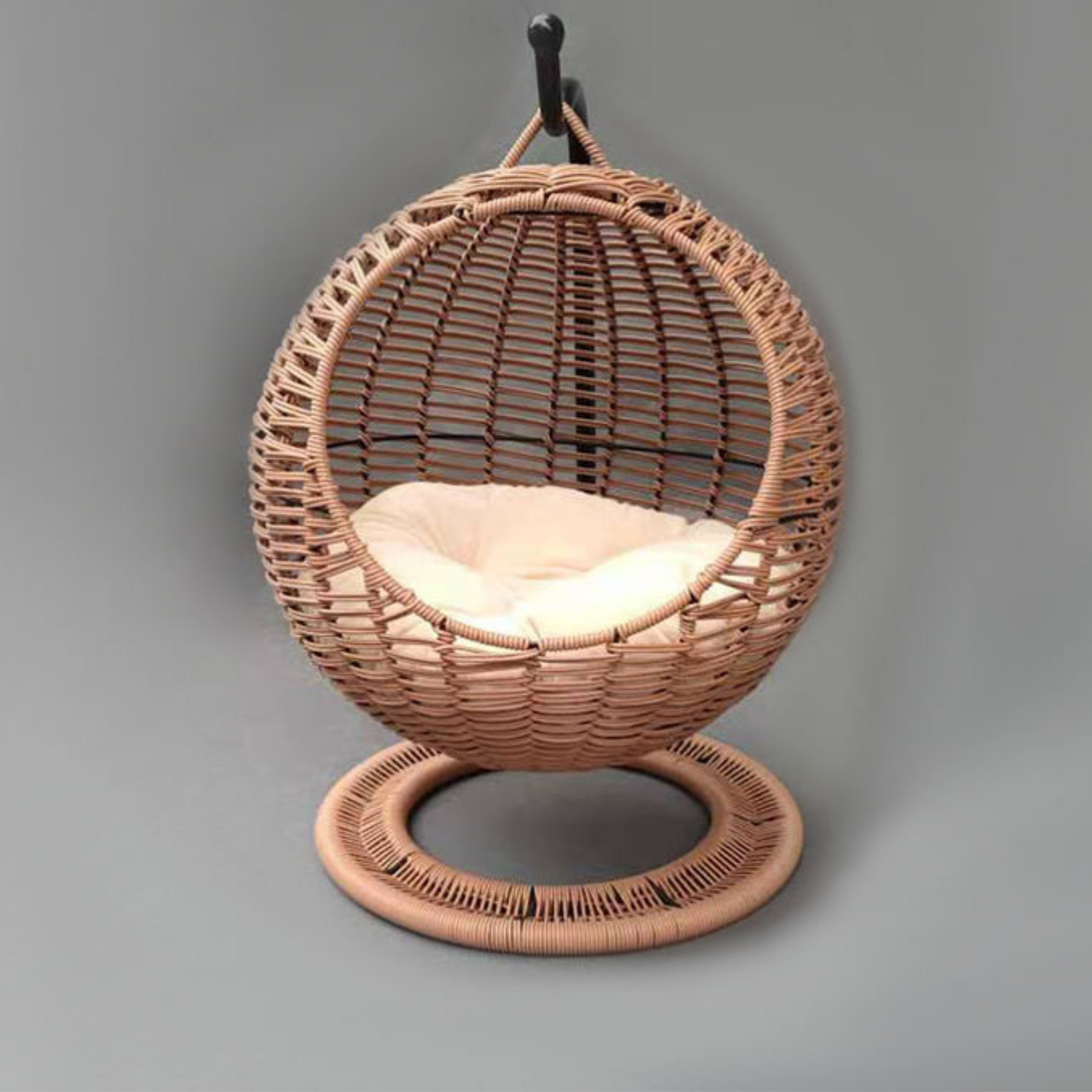 Cats and Hanging Egg Cages
