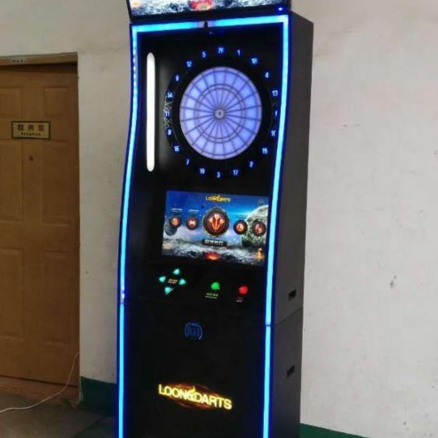Coin Operated Deluxe Electronic Darts Machine