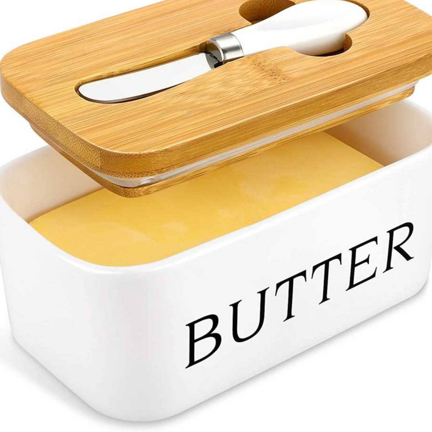Elegant Porcelain Butter Box