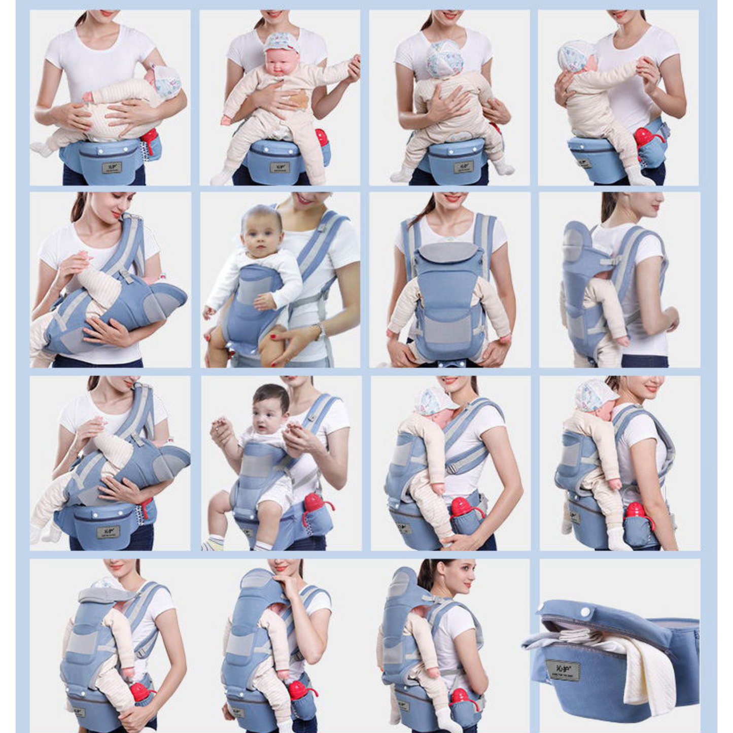 Adjustable Newborn Sling Carrier Wrap Bag