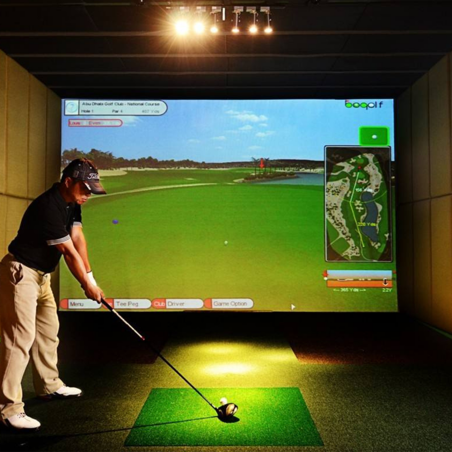 PGM Screen Golf Simulator