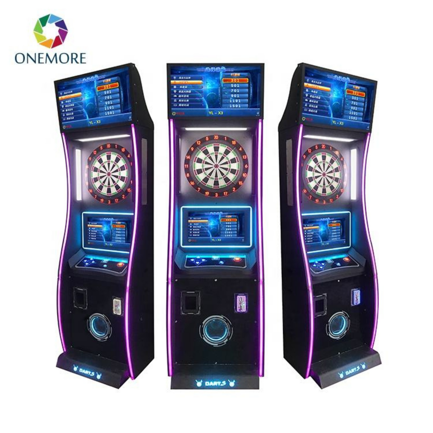 Coin Operated Deluxe Electronic Darts Machine