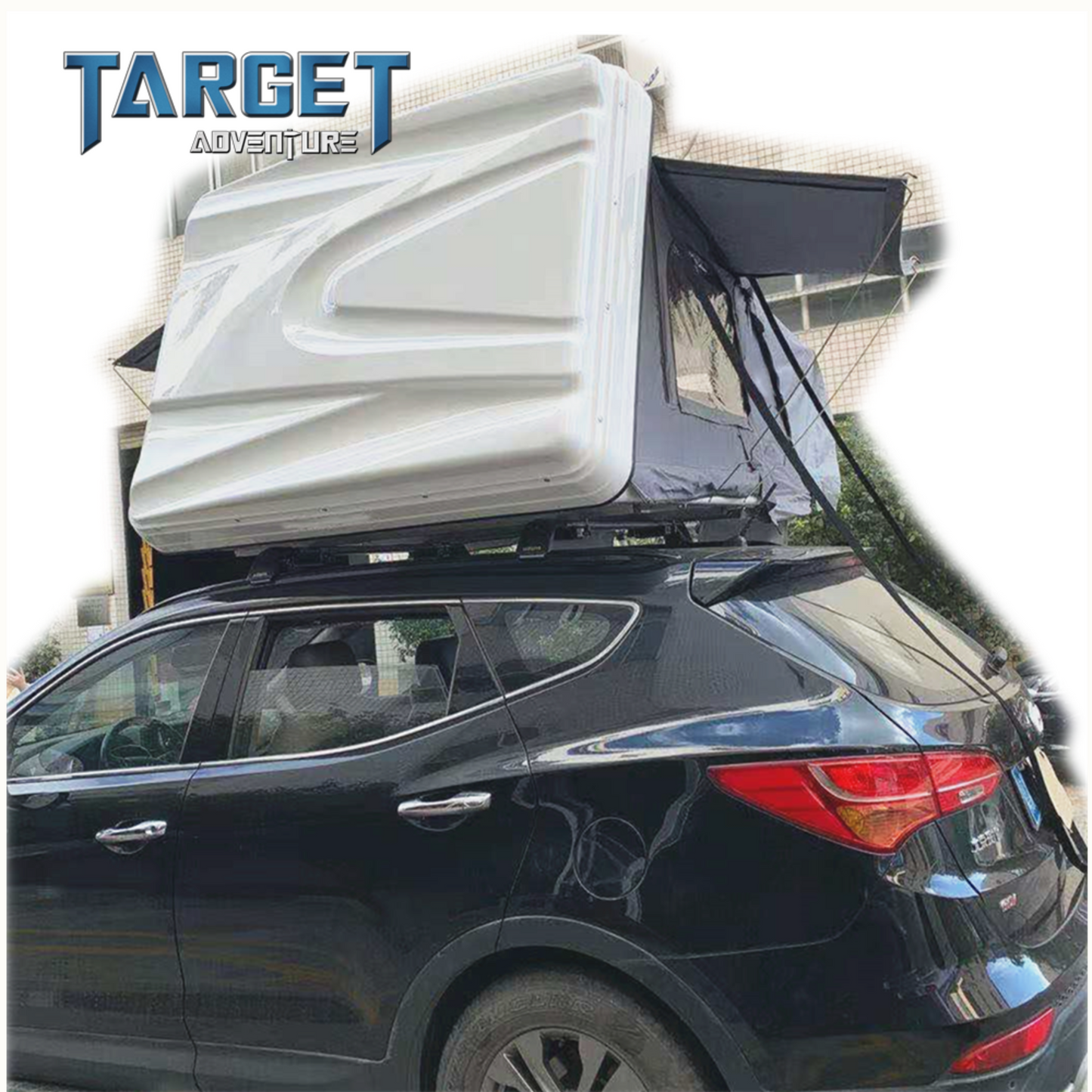Hard Shell Triangle Car Camping Roof Top Tent