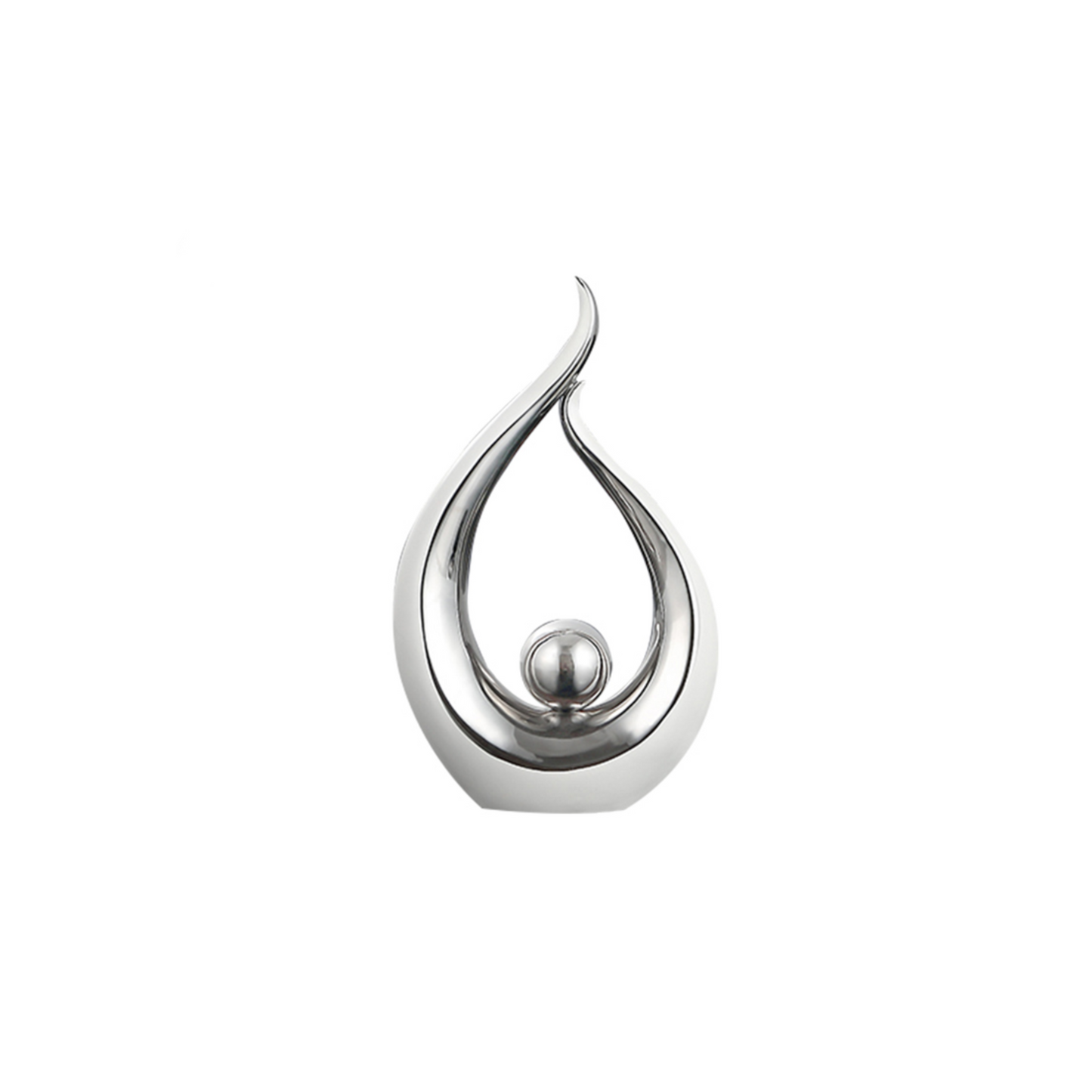 Silver-Plated Ceramic Ornaments