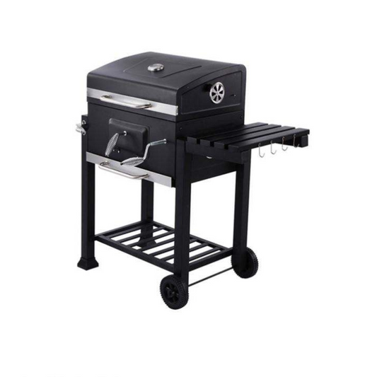 Trolley Barrel Smoker Charcoal BBQ Grill