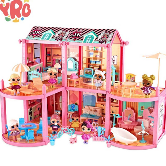 Large Doll House Kit Toy