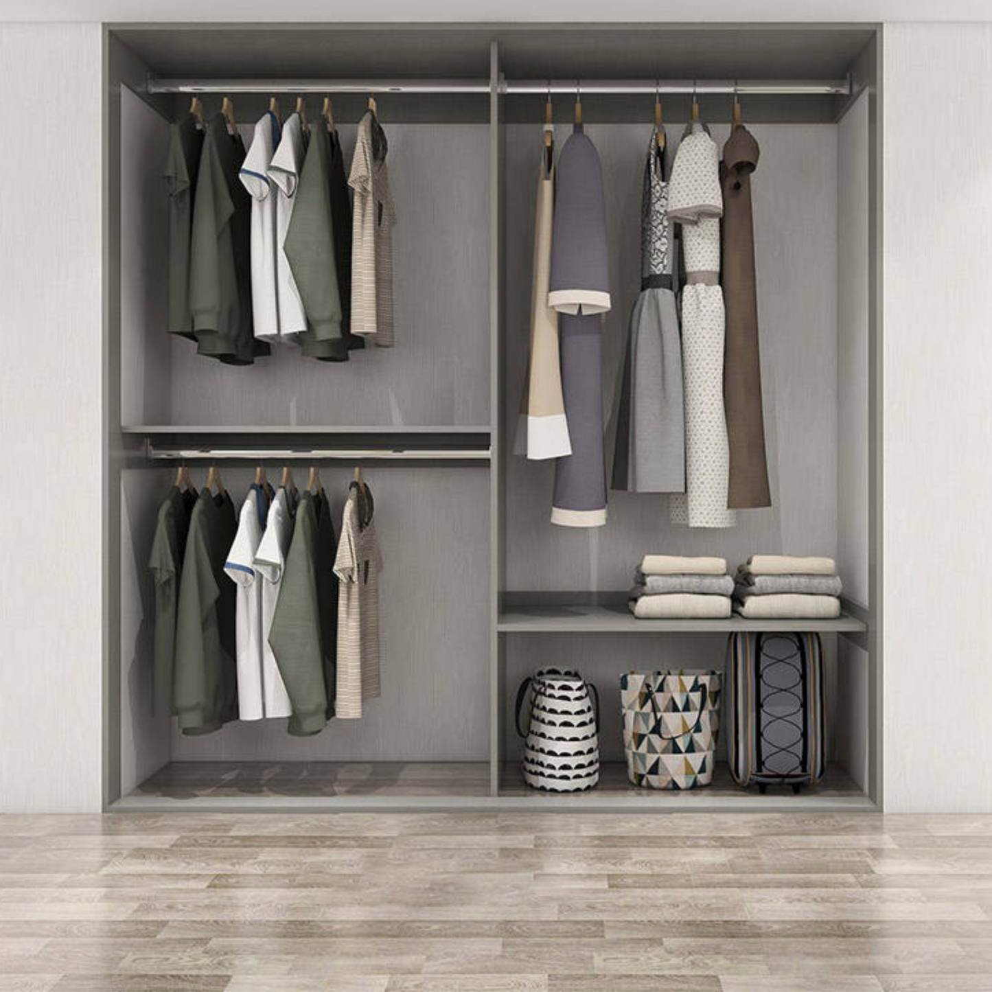 Shaped Bedroom Wardrobe