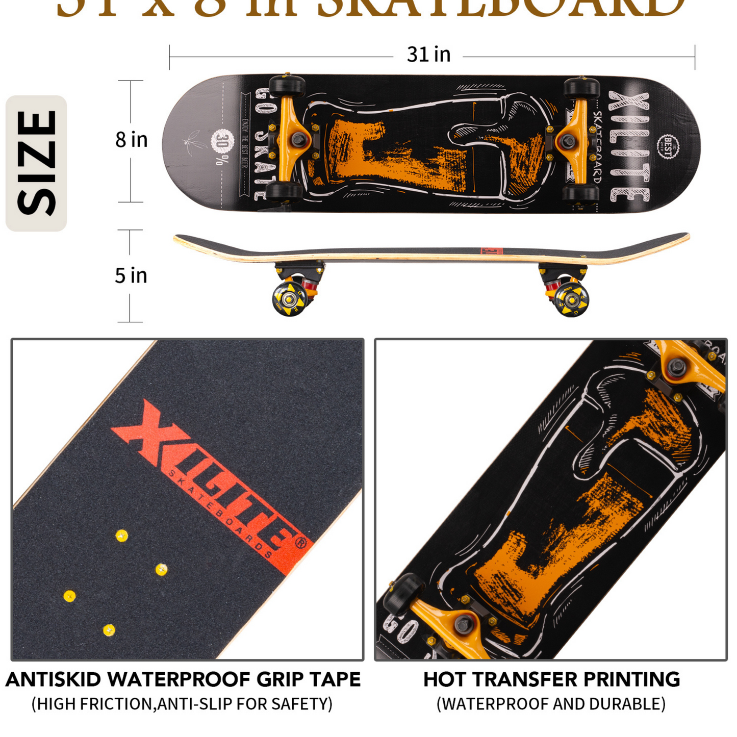 Professional Complete Skateboard