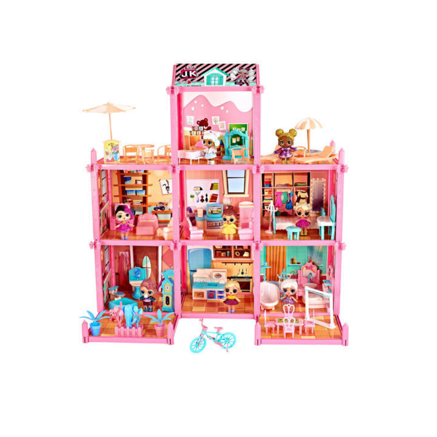 Large Doll House Kit Toy
