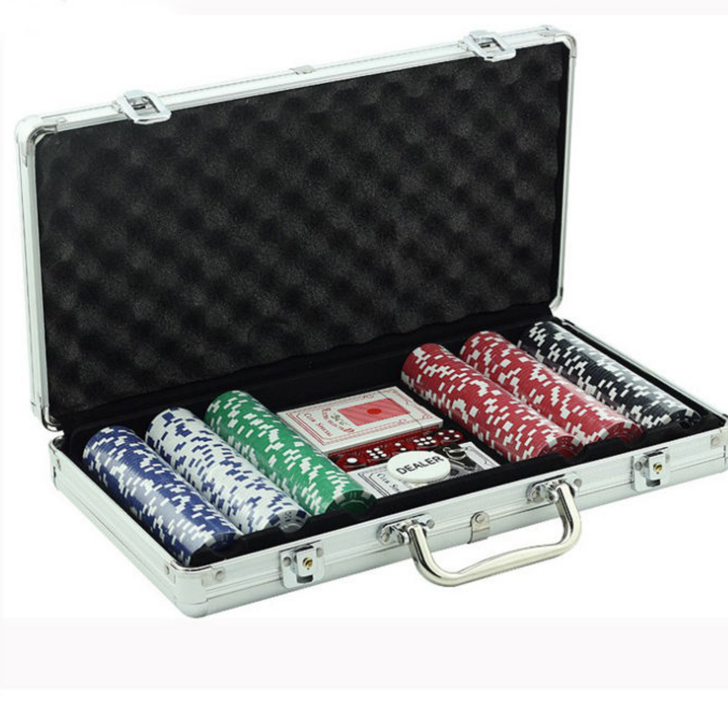 Aluminium Chip Case Poker Set
