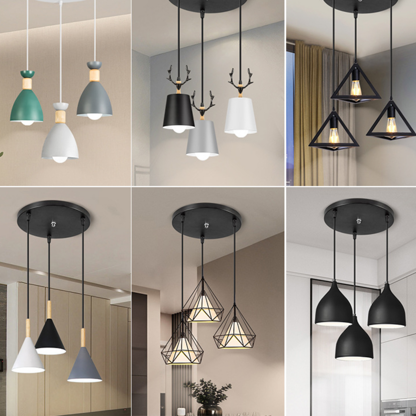 Iron Chandelier Hanging Light