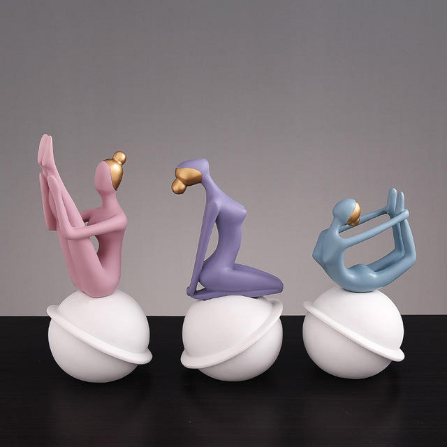 Home  Decoration Yoga-Inspired Sculptures