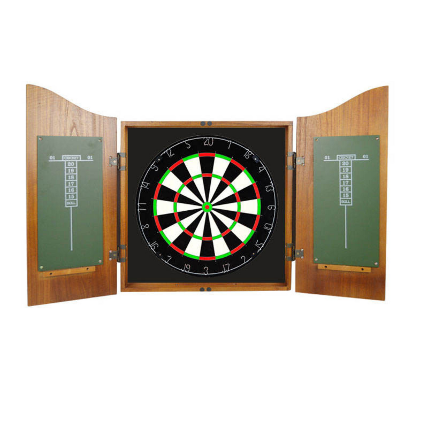 Invest Solid Wood Dartboard Cabinet Set