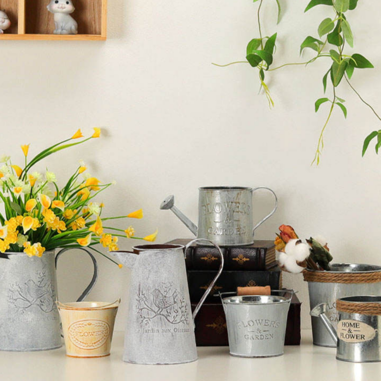 Mini Garden Buckets for Indoor Plants