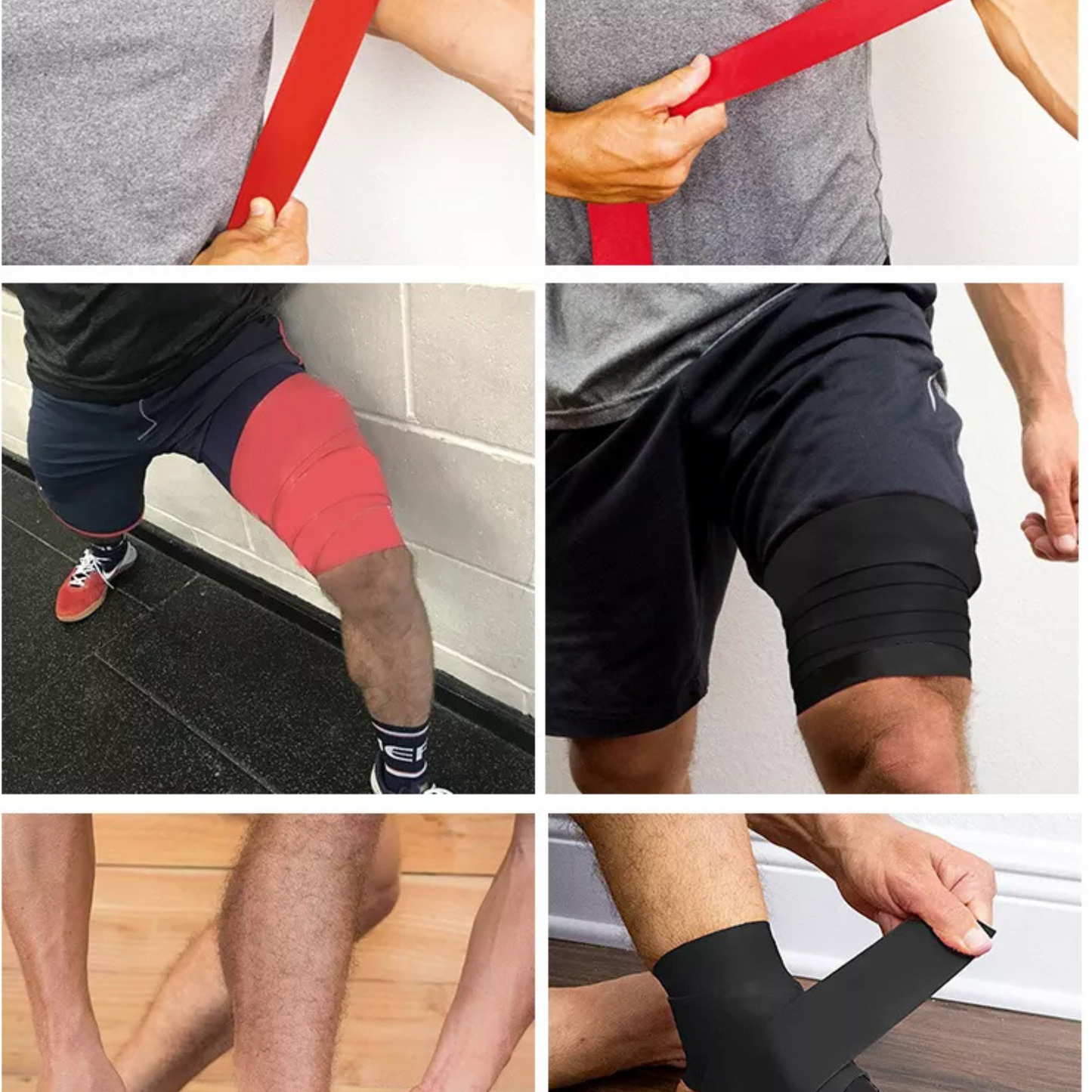 Customized Anti-Slip Latex Muscle Toning Band