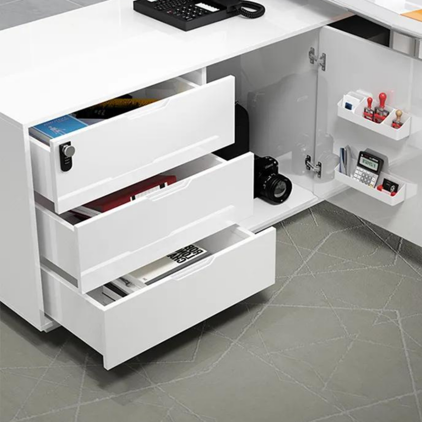 High Tech Wood Commercial Furniture