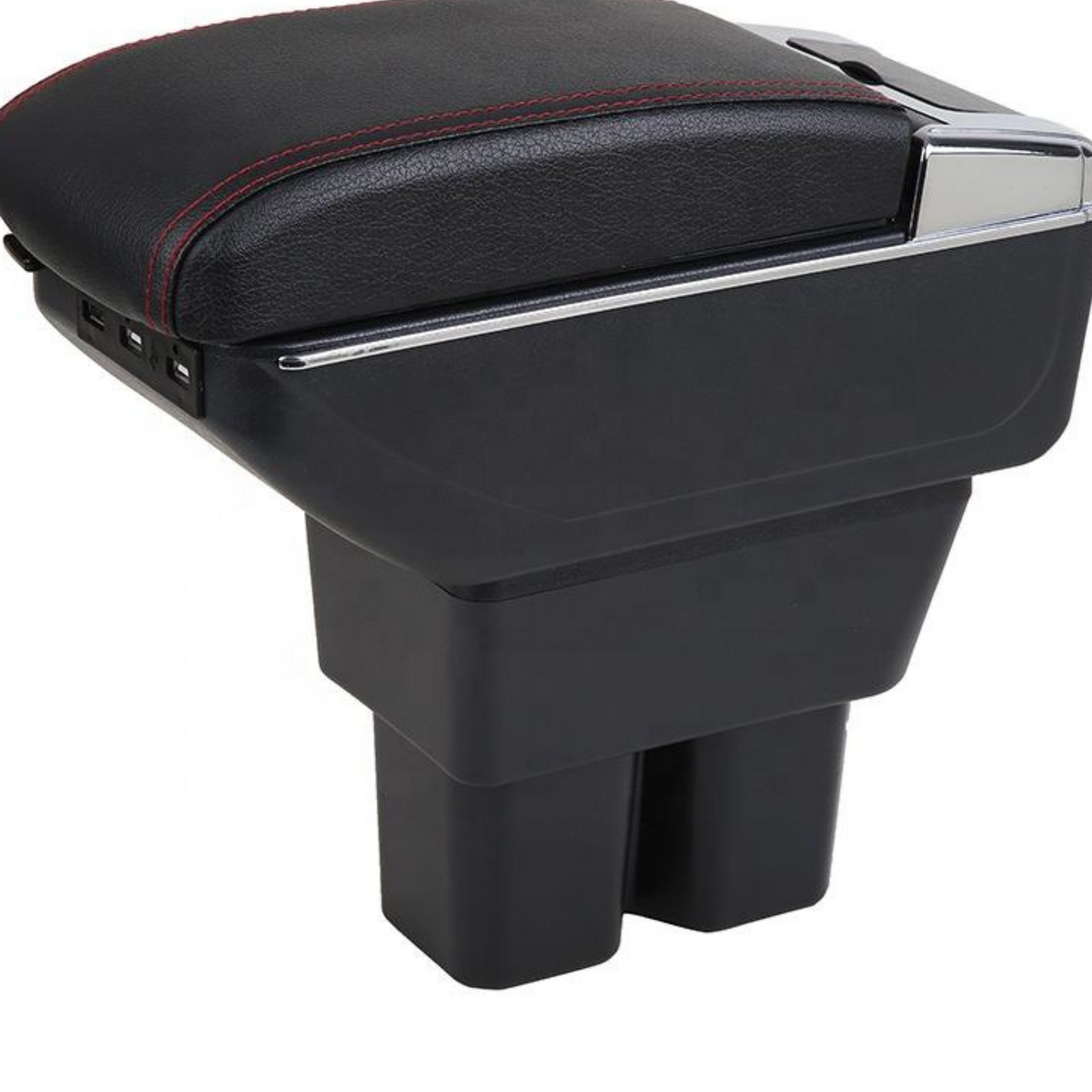 Car Armrest Console Storage Box with USB Charging
