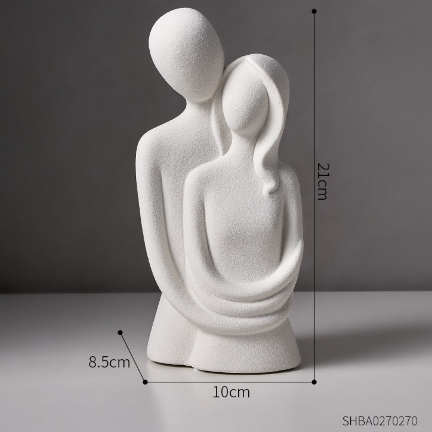 Resin Abstract Couple Statue