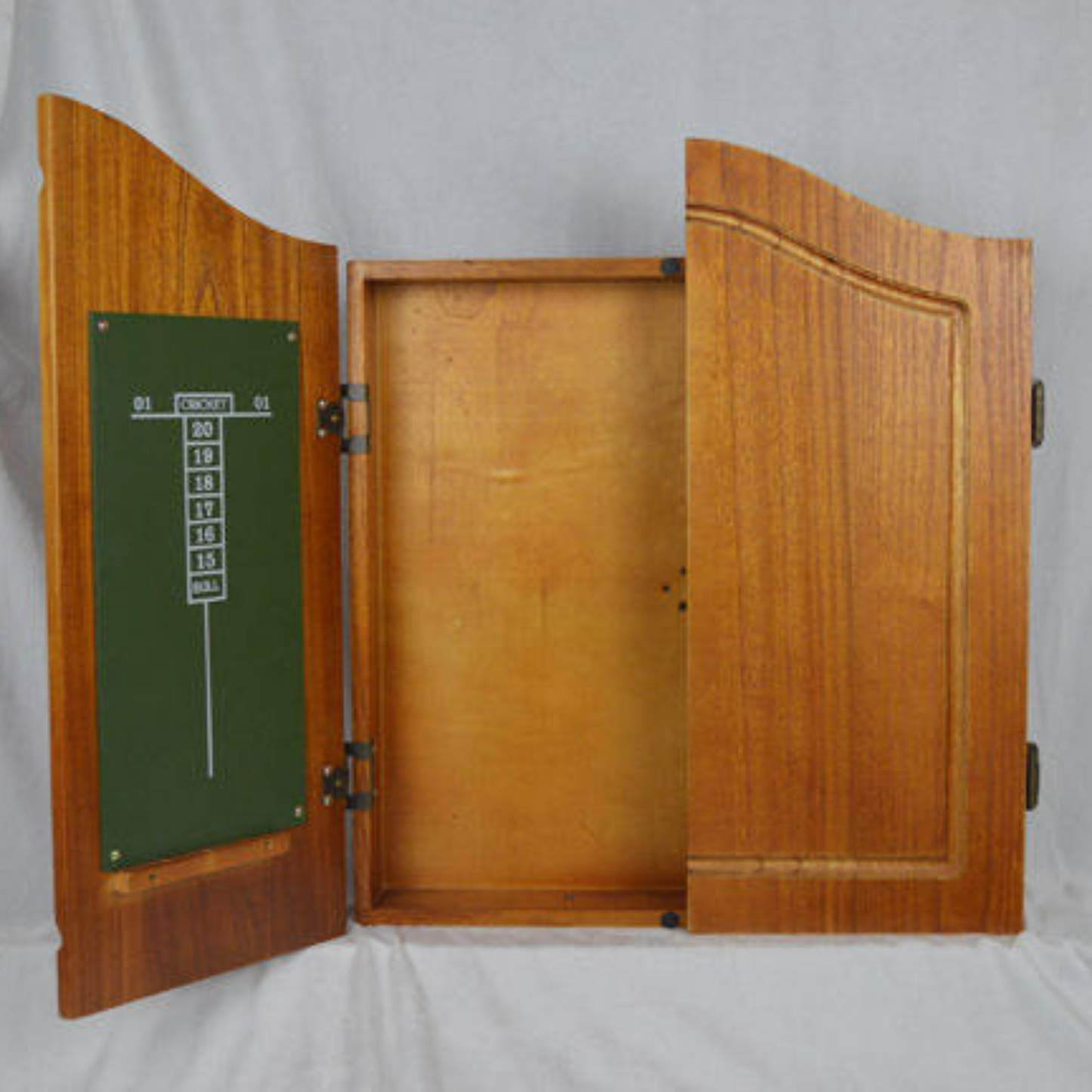 Invest Solid Wood Dartboard Cabinet Set