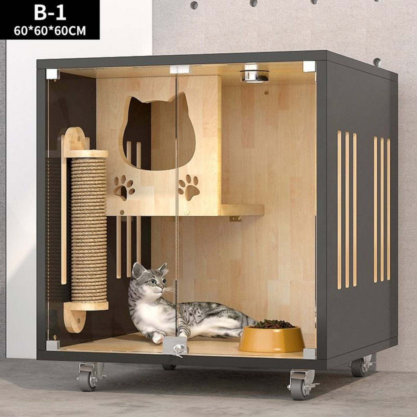 Luxury Solid Wood Cat Villas