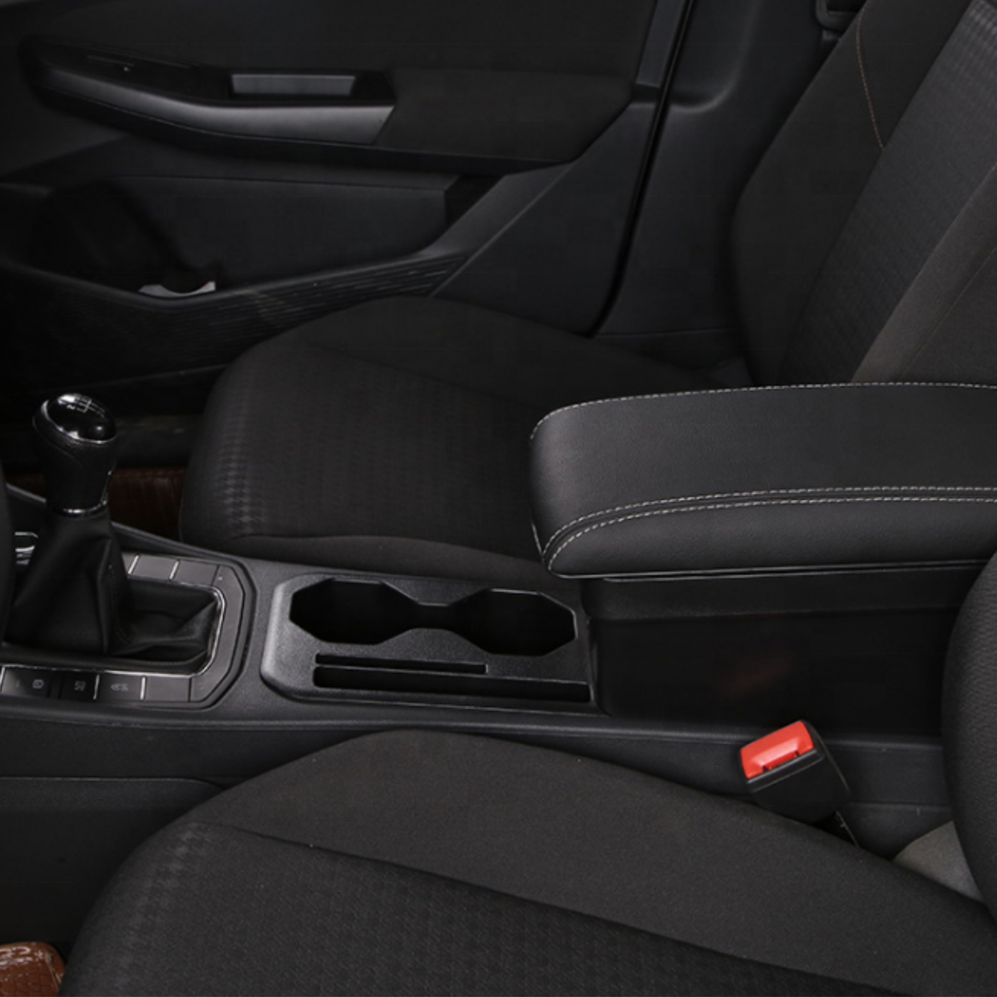 Suzuki Jimny with this PU Leather Armrest Storage Box