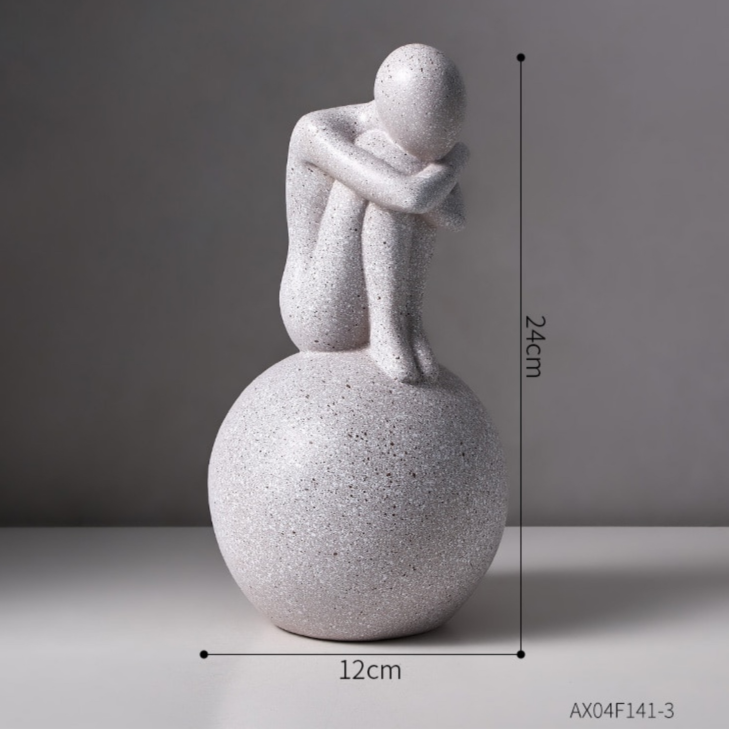 Resin Abstract Couple Statue