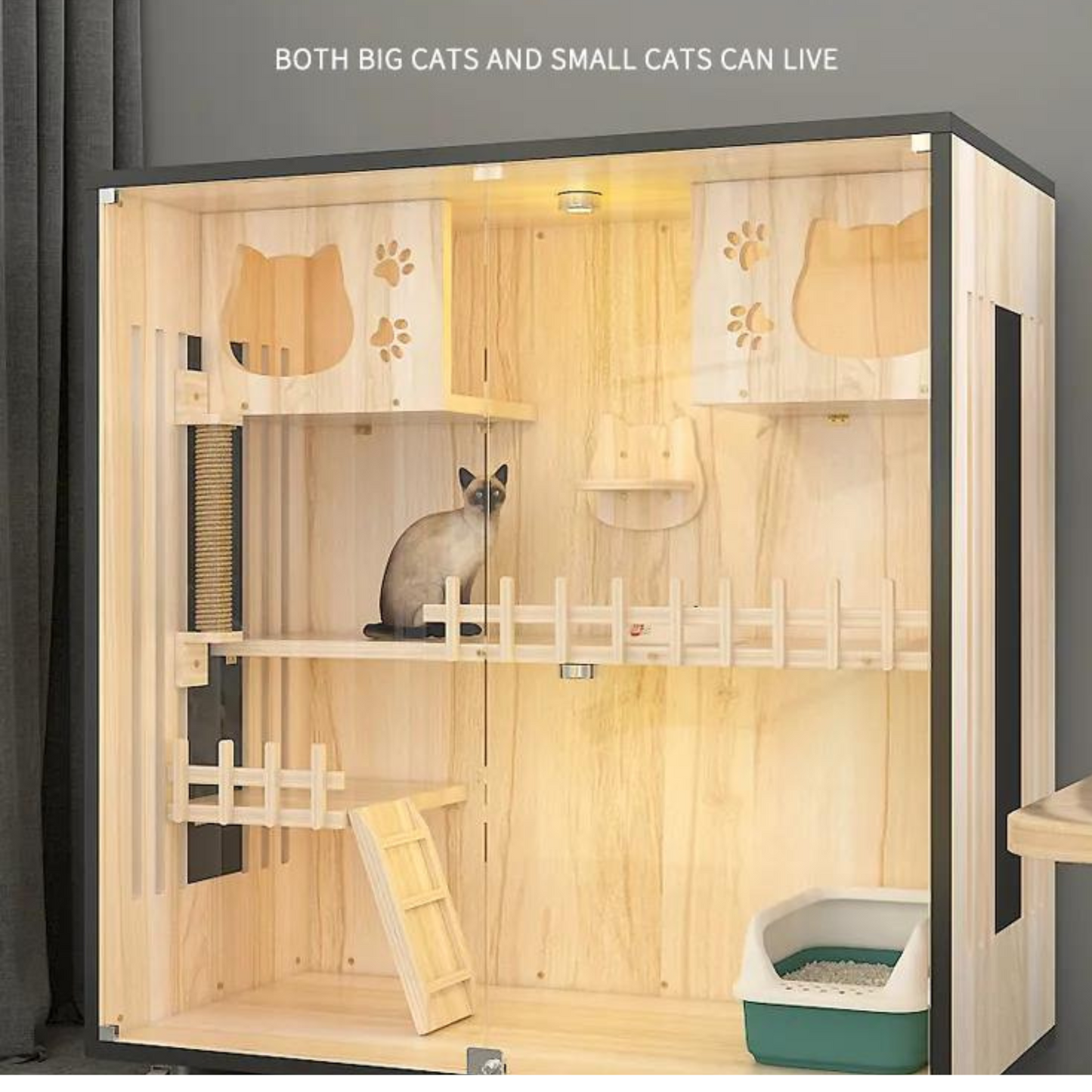 Luxury Solid Wood Cat Villas