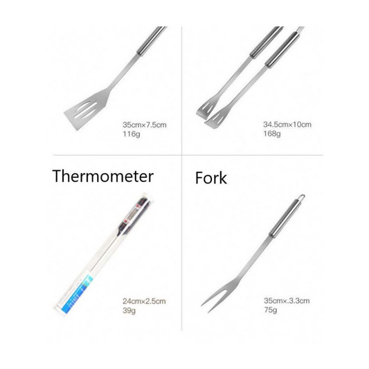 18pcs Barbecue Accessory Set