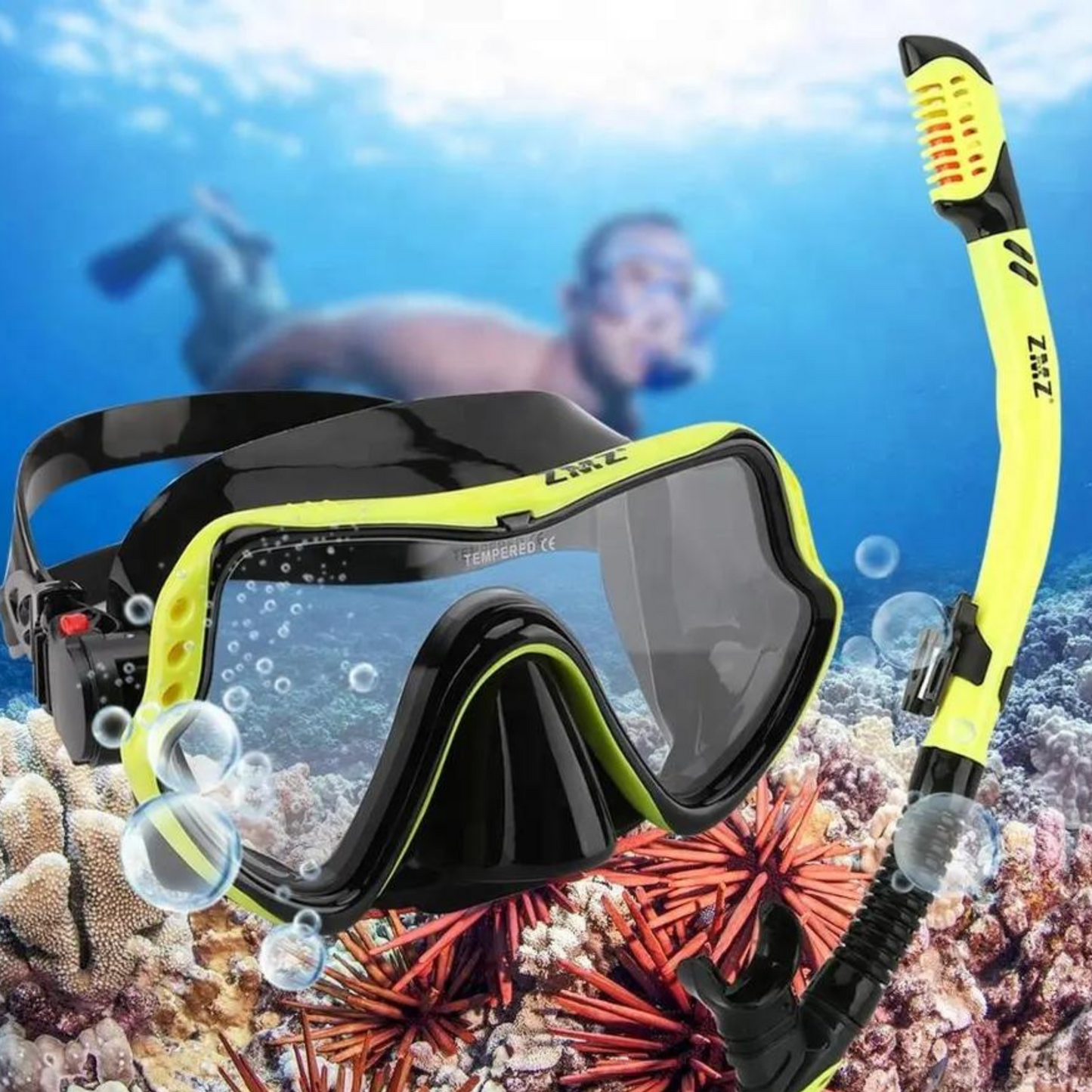 Superior Quality Diving Snorkel Mask Set