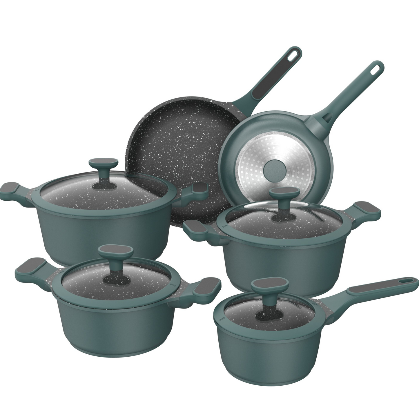 Nonstick Cookware Sets and Glass Lids