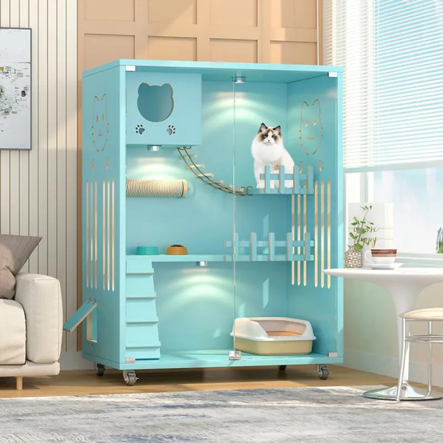 Luxury Custom Wooden Breeding House and Pet Villa