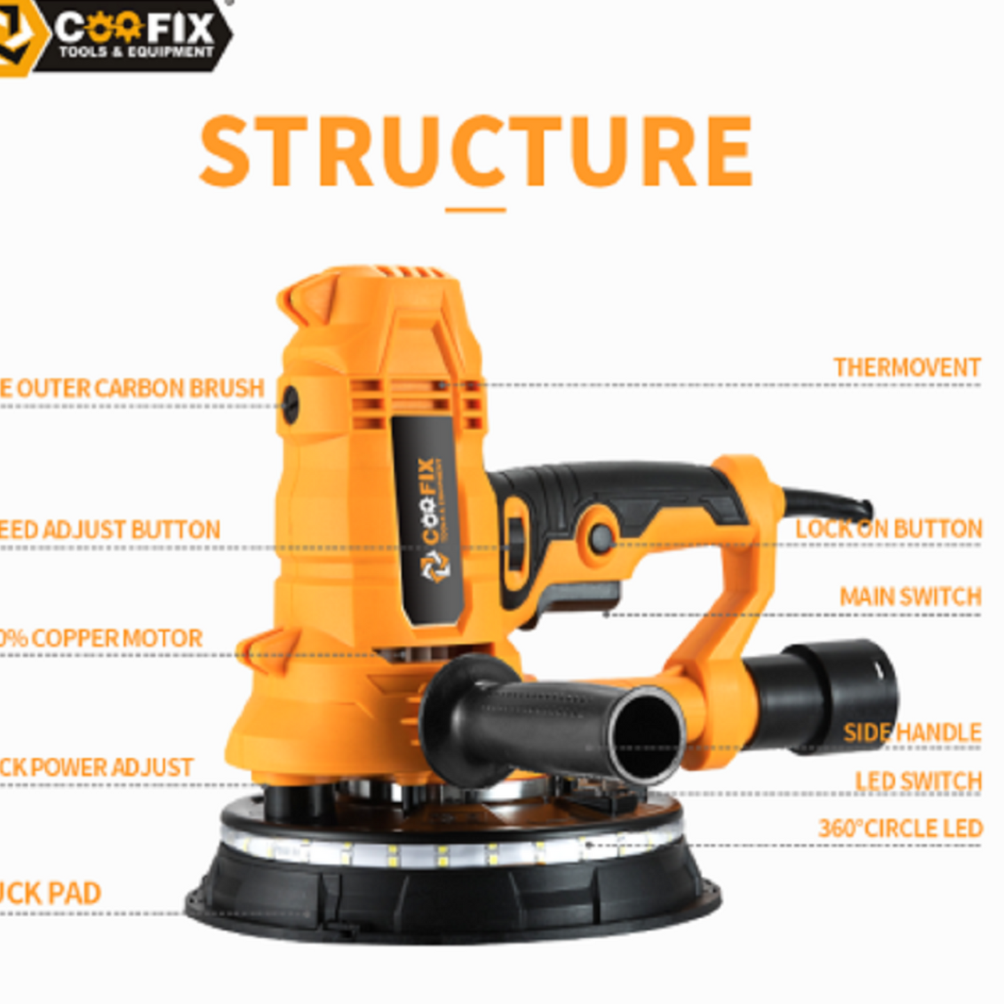 Drywall Sander for Smooth Walls and Ceilings