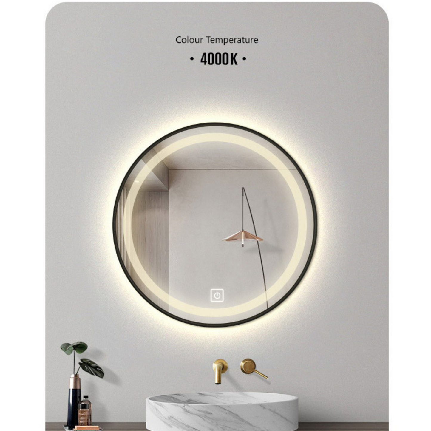 New Design Simple Round Wall Mirror