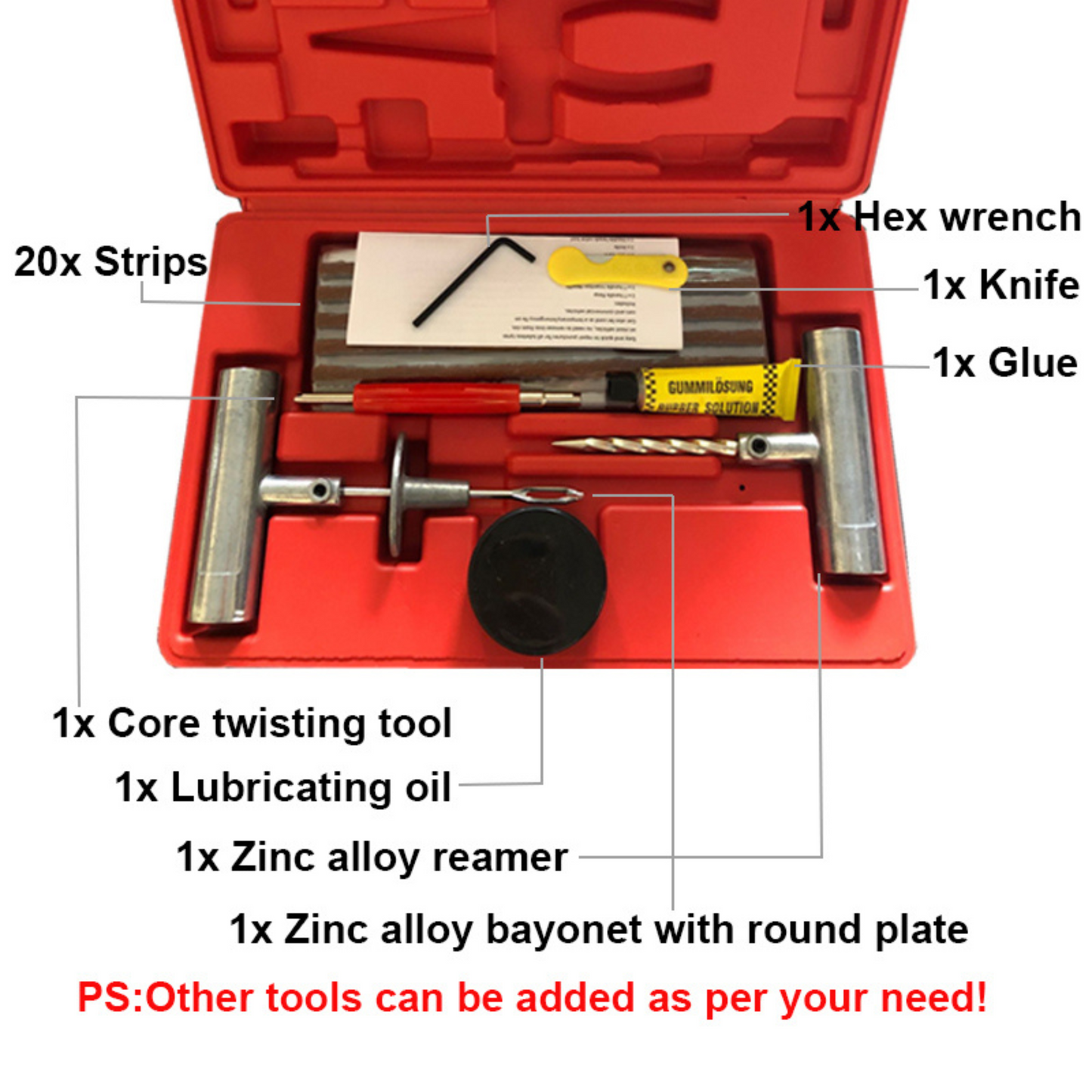 Universal Heavy Duty Tire Repair Kits