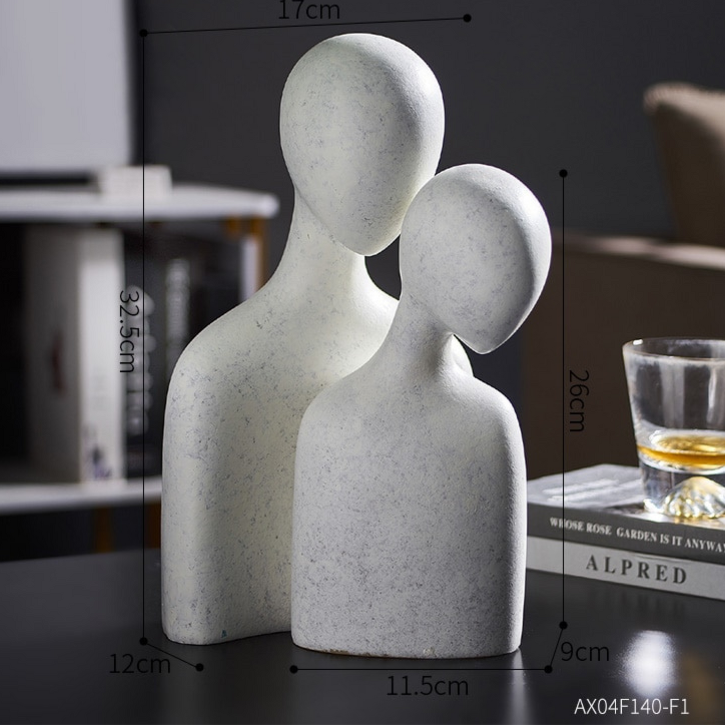 Resin Abstract Couple Statue