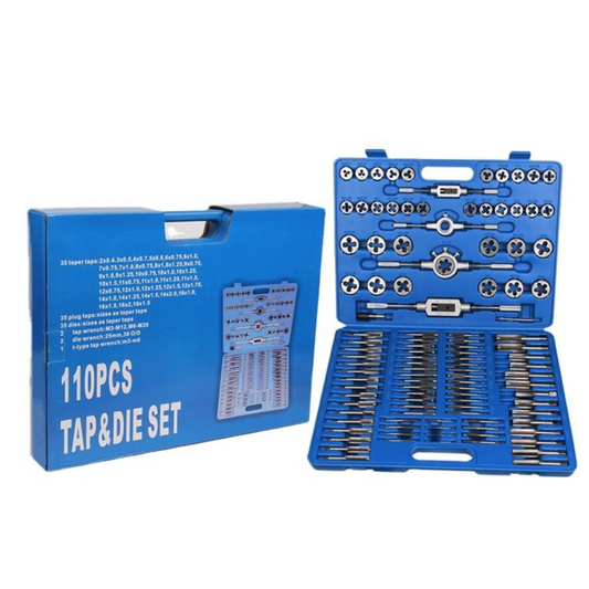 Get the Job Done Right with Our 110 Pcs Tap Die Set