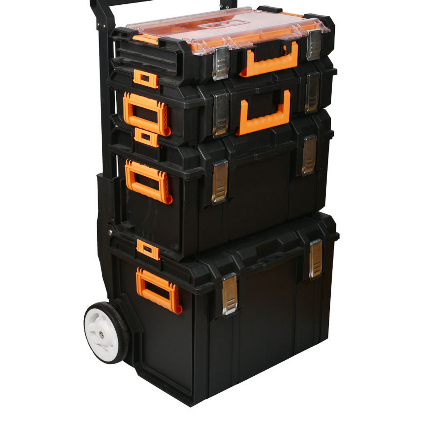 Stackable Plastic Mobile Tool Box