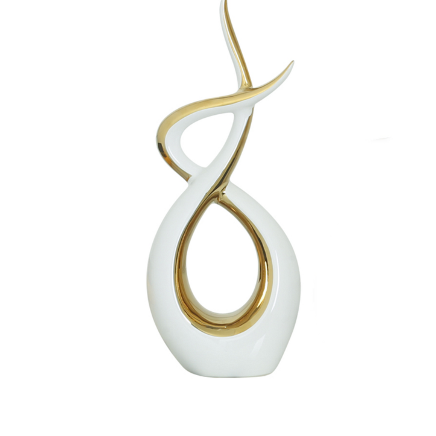 Modern Black Gold Ceramic Decor