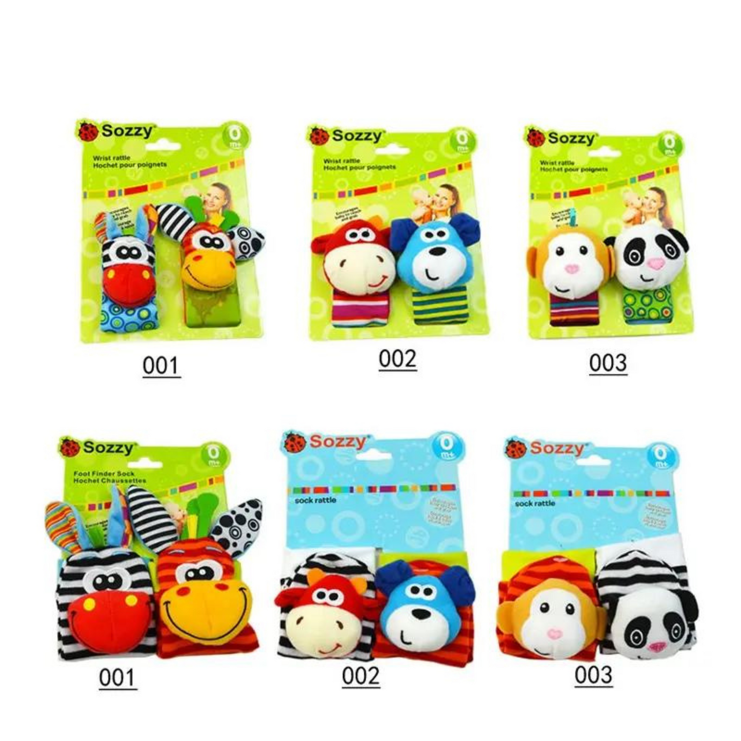Baby Infant Rattle Wrist Socks Toys