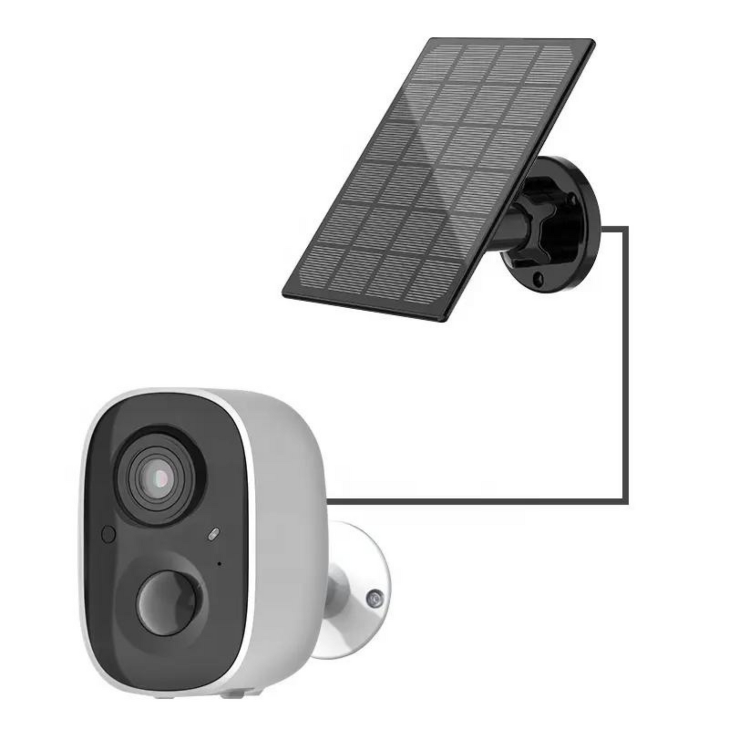 Solar-Powered Wireless Smart IP WiFi PIR Camera
